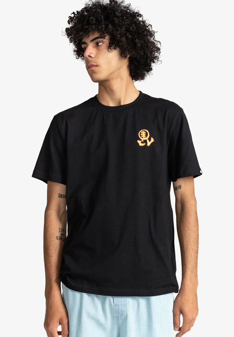 Element Homme Manches Courtes T Shirt Imprimé Flint Black 1 Element Homme Manches Courtes T Shirt Imprimé Flint Black