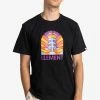 Element Homme ADONIS CSSNELP T Shirt Imprimé Flint Black