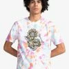 Element Homme HAIL MANCHES COURTES T Shirt Imprimé Festivalfuchsia