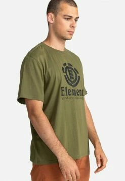 Element Homme VERTICAL T Shirt Imprimé Winter Moss -Element Soldes 0fe9e452d7a44faca3bfc3db98570206