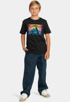 Element PALAZZO T Shirt Imprimé Flint Black Enfant