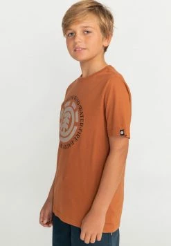 Element SEAL T Shirt Imprimé Mocha Bisque Enfant -Element Soldes 13d00bb7f1184e0b99972d1fe2613aa4
