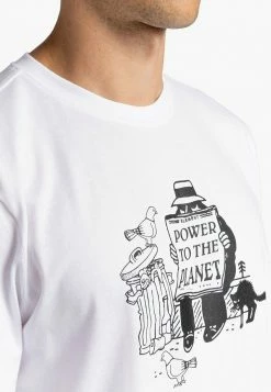 Element Homme T Shirt Imprimé Optic White -Element Soldes 1454980ec0804ad4b85faaf1d3712484