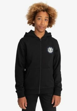 Element Enfant Sweat à Capuche Zippé Flint Black