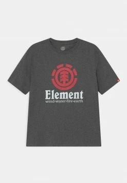 Element Enfant VERTICAL SS YOUTH T Shirt Imprimé Charcoal Heathe