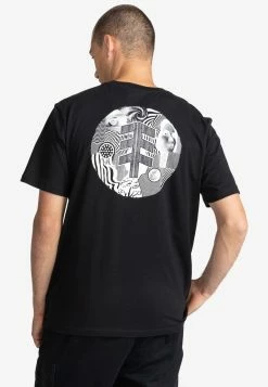 Element UBACA CSSKELP T Shirt Imprimé Flint Black Homme -Element Soldes 1ad3d3cba1314d1fa5ce179042854067
