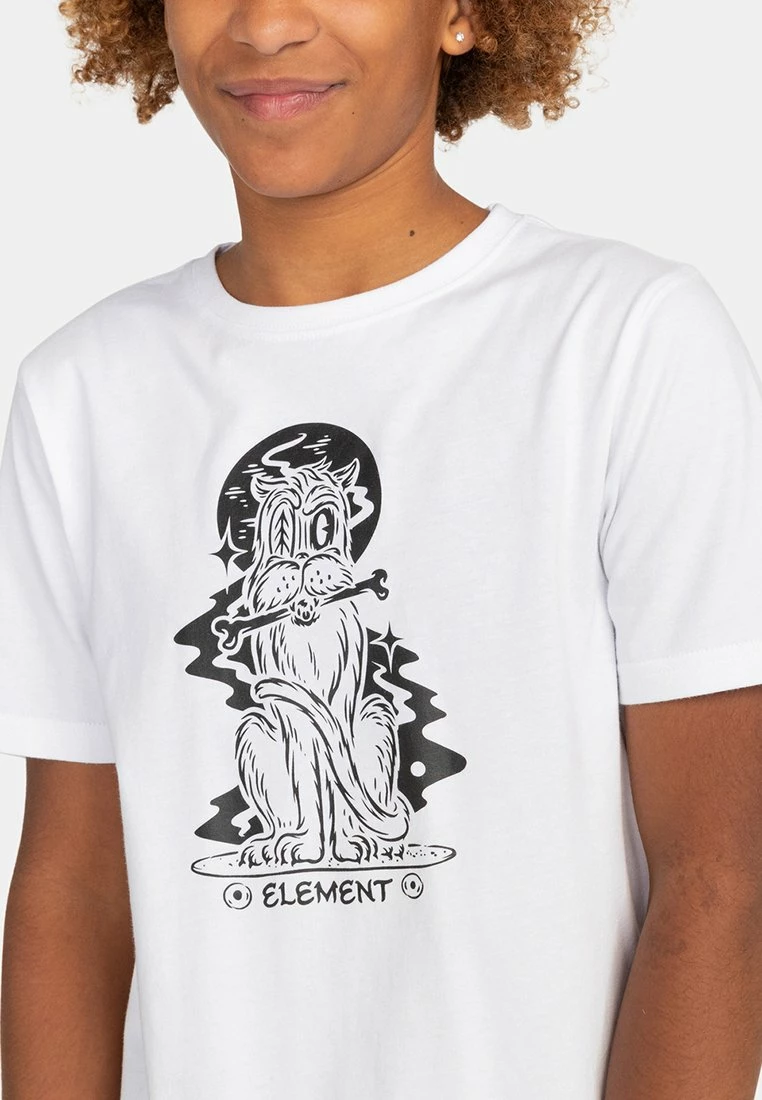 Element T Shirt Imprimé Optic White Enfant 4 Element T Shirt Imprimé Optic White Enfant – Image 4