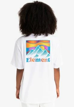 Element T Shirt Imprimé Optic White Homme -Element Soldes 21ec1f846f074c0396d98e2db2ebccd6