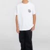 Element DROPIN MANCHES COURTES T Shirt Imprimé Optic White Enfant