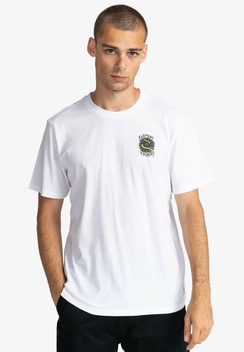 Element COVERED T Shirt Imprimé Optic White Homme 1 Element COVERED T Shirt Imprimé Optic White Homme