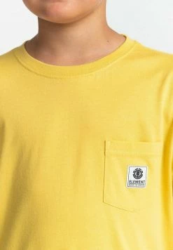 Element BASIC LABEL MANCHES COURTES T Shirt Basique Cream Gold Enfant -Element Soldes 2bddd6855346439eacdab98c78a3842c