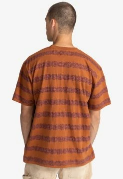 Element T Shirt Imprimé Mocha Bisque Homme -Element Soldes 2bf6f6de7055479994ad402626a80632
