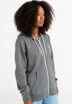 Element Homme CORNELL CLASSIC Sweat à Capuche Zippé Mid Grey Htr -Element Soldes 2ca5ccbf0da84a08964e2c16af641e07