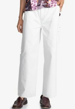 Element Femme Pantalon Classique Off White