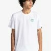 Element Homme MANCHES COURTES T Shirt Imprimé Optic White