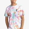 Element BLOOM MANCHES COURTES T Shirt Imprimé Festivalfuchsia Homme