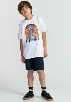 Element T Shirt Imprimé Optic White Enfant