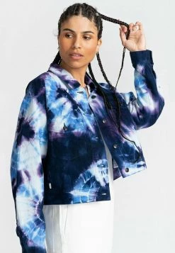 Element TIE DYE Veste En Jean Circle Tiedye Femme -Element Soldes 31a51d861da74772a37cbb4ef459e461