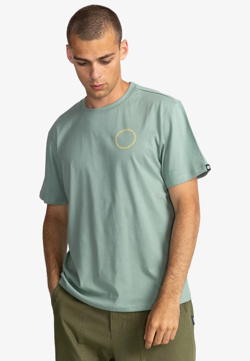 Element DELMAR CSSJELP T Shirt Imprimé Chinois Green Homme 1 Element DELMAR CSSJELP T Shirt Imprimé Chinois Green Homme