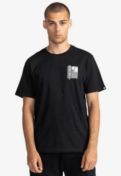 Element UBACA CSSKELP T Shirt Imprimé Flint Black Homme