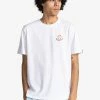Element TAOS MANCHES COURTES T Shirt Imprimé Optic White Homme
