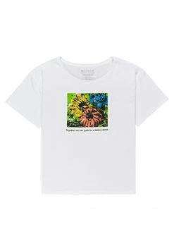 Element TOLUCA T Shirt Imprimé Optic White Femme -Element Soldes 39cd26f9e9534ab19608051850c7035d
