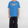 Element Enfant PUSHER MANCHES COURTES T Shirt Imprimé Bright Cobalt