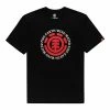 Element Homme T Shirt Imprimé Flint Black