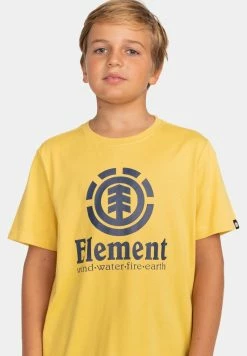 Element Enfant VERTICAL SS YOUTH T Shirt Imprimé Cream Gold -Element Soldes 3c80e6f16ba84c7db67eb8cfca63b157