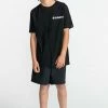 Element BLAZIN CHEST MANCHES COURTES T Shirt Imprimé Flint Black Enfant