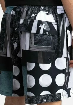 Element HYBRID Short Mottled Black Homme -Element Soldes 436265259cd443f3adda6c9abdb7d45a