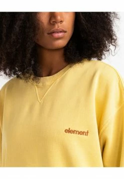 Element Sweatshirt Cream Gold Femme -Element Soldes 45d5ac4fbb0b4be89eea67e7ea8d41dd