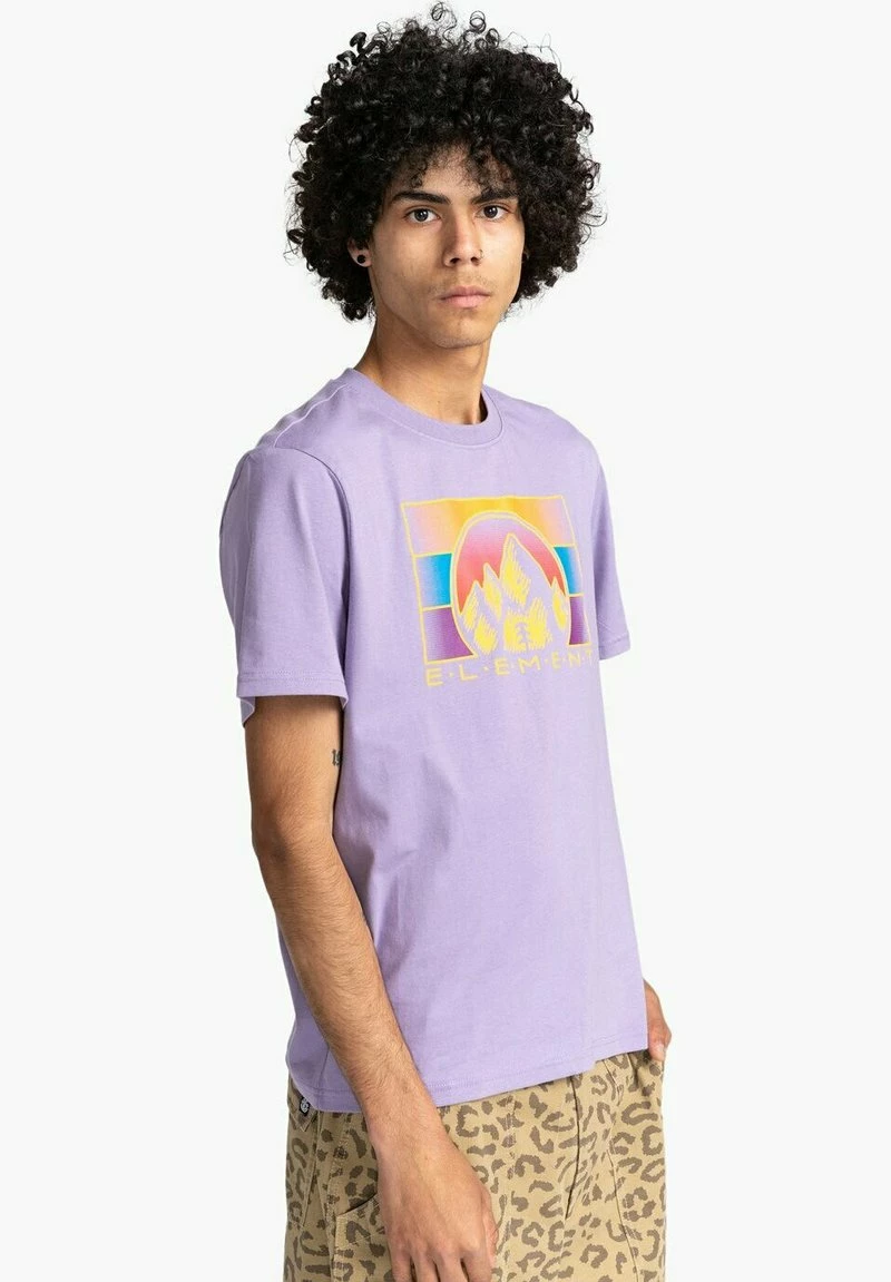 Element Homme T Shirt Imprimé Purple 4 Element Homme T Shirt Imprimé Purple – Image 4