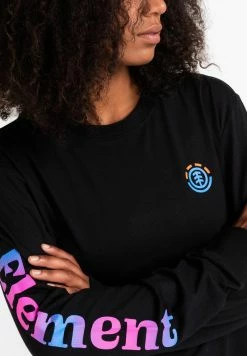 Element KASS T Shirt à Manches Longues Flint Black Homme -Element Soldes 49b68867d45d49a0aed79df565317499