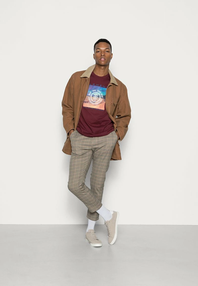 Element DUSKY T Shirt Imprimé Vintage Red Homme 2 Element DUSKY T Shirt Imprimé Vintage Red Homme – Image 2