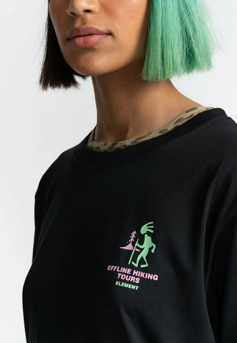 Element Femme MANCHES COURTES T Shirt Imprimé Flint Black 4 Element Femme MANCHES COURTES T Shirt Imprimé Flint Black – Image 4