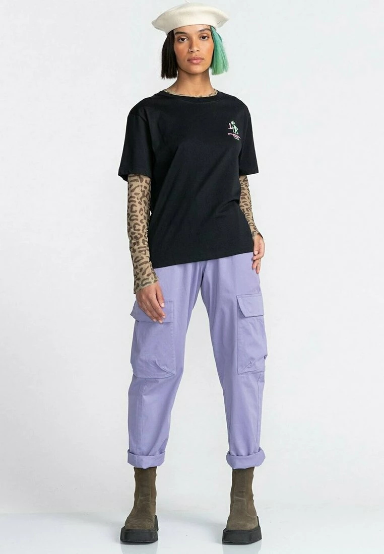 Element Femme MANCHES COURTES T Shirt Imprimé Flint Black 2 Element Femme MANCHES COURTES T Shirt Imprimé Flint Black – Image 2