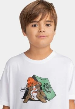 Element Manches Courtes T Shirt Imprimé Optic White Enfant -Element Soldes 4fb6878f4c664b7b958320f9852f9e74