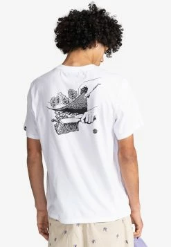 Element Homme CARE MANCHES COURTES T Shirt Imprimé Optic White -Element Soldes 5081146a21e54995a9a2f364c355a824