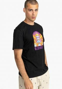 Element Homme ADONIS CSSNELP T Shirt Imprimé Flint Black -Element Soldes 520f5de740a04014bf9988c60d0f7d62
