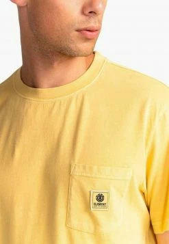 Element T Shirt Basique Cream Gold Homme -Element Soldes 53ab114aea3342a6b911e036acf0d11d