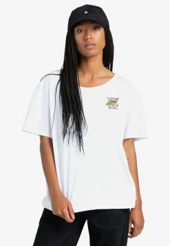 Element Femme T Shirt Imprimé Optic White