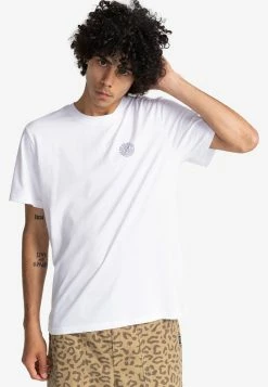 Element Homme T Shirt Imprimé Optic White