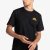 Element BURKETT MANCHES COURTES T Shirt Imprimé Flint Black Homme