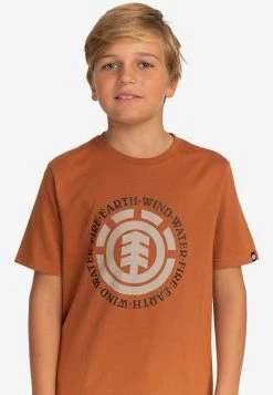 Element SEAL T Shirt Imprimé Mocha Bisque Enfant -Element Soldes 5eb3977e6b234e9cbee31fcc584571d6