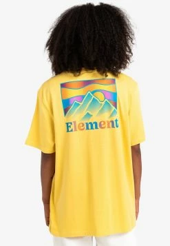 Element Homme T Shirt Imprimé Cream Gold -Element Soldes 5f7ff7ad3e944a829af39ca728858a75