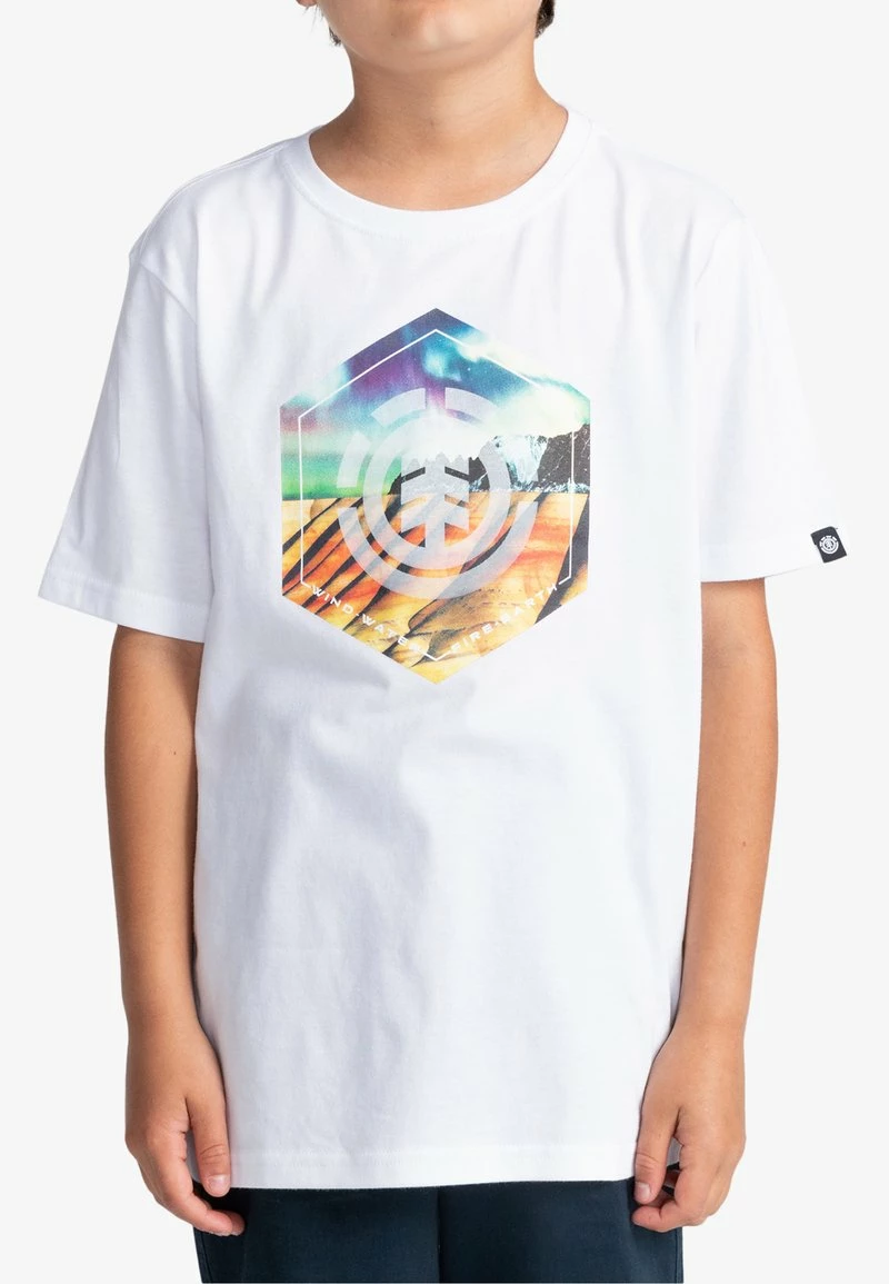 Element ASTRA T Shirt Imprimé Optic White Enfant 2 Element ASTRA T Shirt Imprimé Optic White Enfant â Image 2
