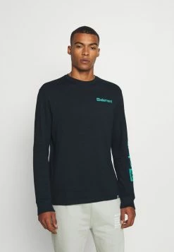 Element JOINT T Shirt à Manches Longues Eclipse Navy Homme