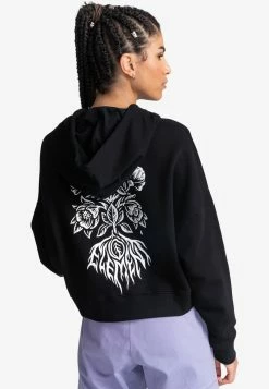 Element Femme Sweat à Capuche Flint Black -Element Soldes 6476733612bb4f89ad7c1911686a7fcf