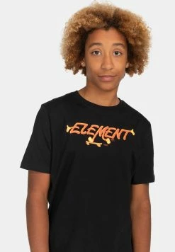 Element Enfant PUSHER MANCHES COURTES T Shirt Imprimé Flint Black -Element Soldes 654267b9a44e4dbbae8d74bb20bbdf39
